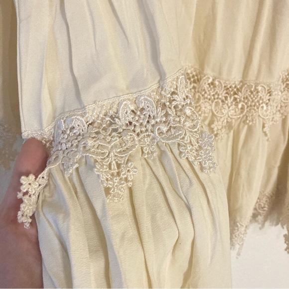 Rona vintage hippie flowy mini dress - Picture 5 of 9